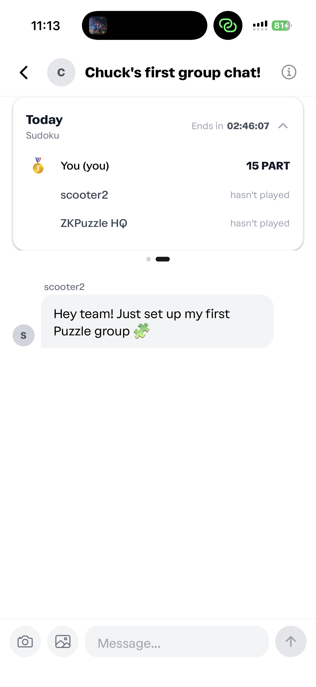 Friends — Your group chat, levelled up.